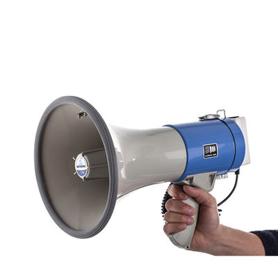 Buiten bereik tot 1500m 50W megafoon met sirene opname en Bluetooth 120 seconden