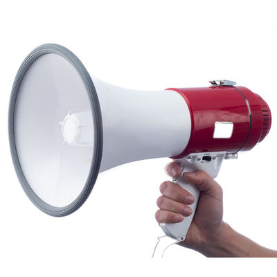 Actieve 50W draagbare handheld bullhorn megafoonspeler voor grote groepscommunicatie
