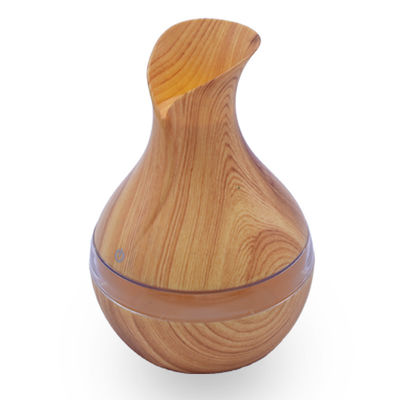 Compact 300 ml houten bloemvase design Ultrasone luchtbevochtiger Diffuser voor thuis
