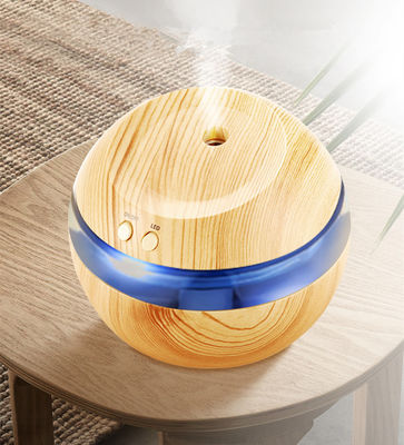 Draagbare houtkorrel elektrische aroma diffuser 300 ml voor app-gecontroleerde vochtigheidscontrole