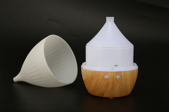 Ultrasone luchtbevochtiger 2022 Desktop 5V Draagbare USB Houtkorrel Essentiële Olie Diffuser 160ml met LED-licht