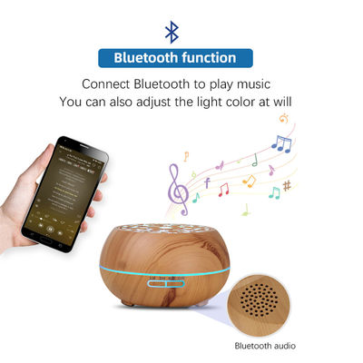 550 ml elektrische aromaverspreider voor essentiële oliën met afstandsbediening en Bluetooth-luidspreker