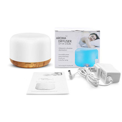 12W Draagbare Kleine Grootte 300ml Houtkorrel Ultrasone luchtbevochtiger Aroma Diffuser