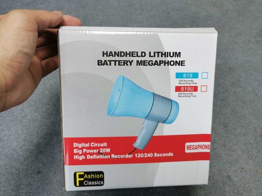 Luidspreker set type 619U 30W Handheld Plastic Megafoon met Sirene