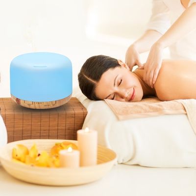 24V capaciteit&gt;200ml Tree Leaf Design Houten Aroma Diffuser Vintage Style Essentiële Olie