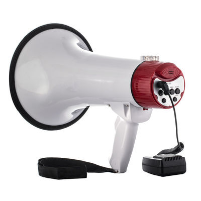 Hoog vermogen 40W Handheld Plastic Cheerleading Megaphone met Intelligent Personal Assistant