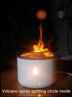 Huishoudelijke aroma en bevochtiging met 3D-vlam essentiële olie vulkaan vuur diffuser