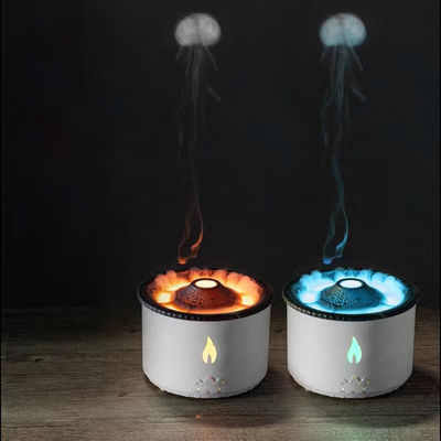 350 ml capaciteit 3D Flame Effect Vulkaan luchtbevochtiger Aroma Diffuser voor huishoudelijke geur