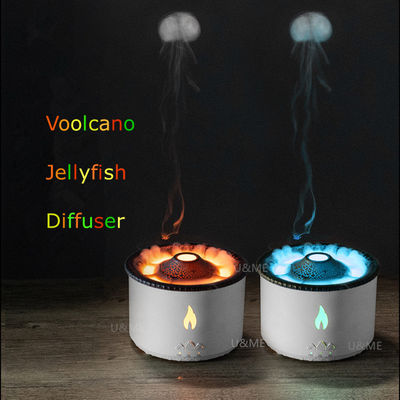 12W Power 2023 Amaz 24V Ultrasone Vulkan Verdamper Aroma Diffuser Vochtbevederer 3D Vlam