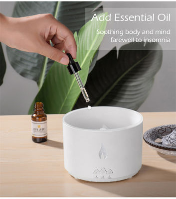 12W Power 2023 Amaz 24V Ultrasone Vulkan Verdamper Aroma Diffuser Vochtbevederer 3D Vlam
