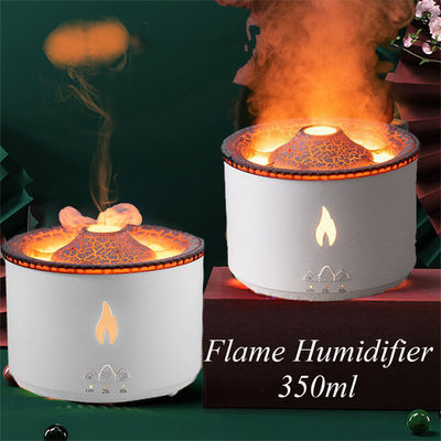 12W Power 2023 Amaz 24V Ultrasone Vulkan Verdamper Aroma Diffuser Vochtbevederer 3D Vlam