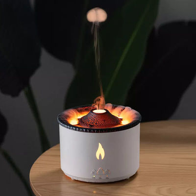 Ervaar het verschil met 3D Flame Ultrasone Vulkaan Vochtbevochtiger Aroma Diffuser