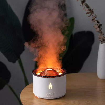 Ervaar het verschil met 3D Flame Ultrasone Vulkaan Vochtbevochtiger Aroma Diffuser