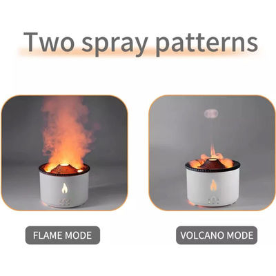Ervaar het verschil met 3D Flame Ultrasone Vulkaan Vochtbevochtiger Aroma Diffuser
