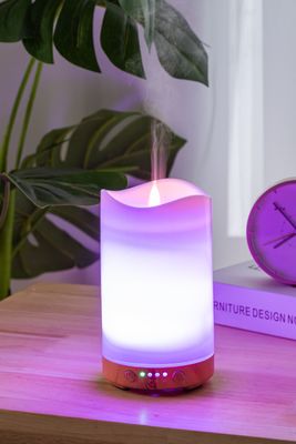 Verbeter je aromatherapie spel met 130 ml Kaarslicht Essentiële Olie Aroma Diffuser