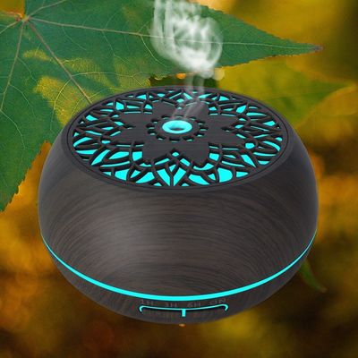 550 ml Kleurverander Hout LED Essentiële Olie Vochtbevochtiger Aroma Diffuser 24 V Capaciteit&gt; 200 ml