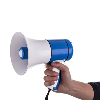 Ondersteuning APP GEEN Draagbare 30W batterij oplaadbare handheld megafoon luidspreker