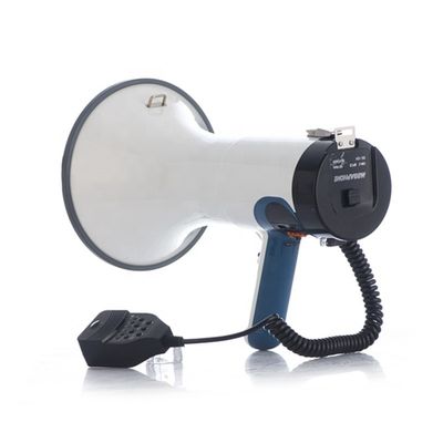 Kabinetmateriaal Plastic 100W USB/AUX/SD ondersteund Luidruchtige luidspreker Megafoon oplaadbaar