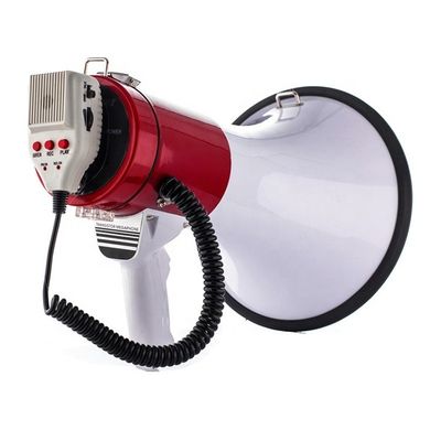 Outdoor 50W opname megafoon met lange bereik tot 1500m en opnamefunctie